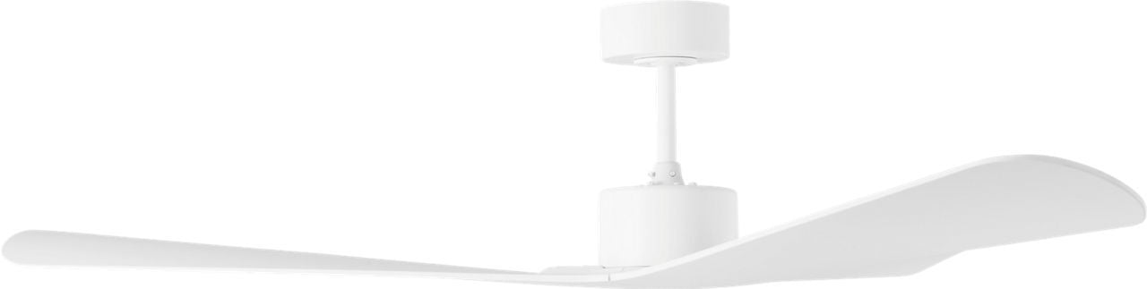 Visual Comfort Fan - 3TPKSM57RZW - 57" Ceiling Fan - Tri Plank - Matte White