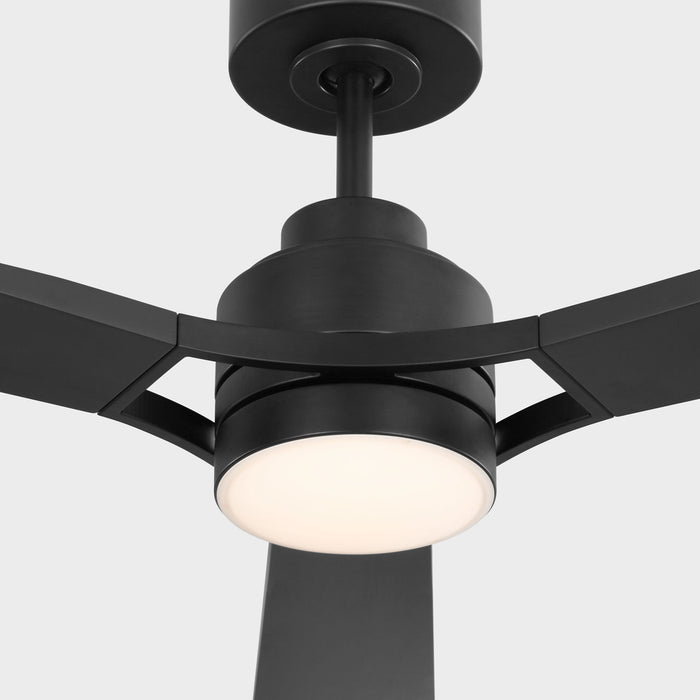 Visual Comfort Fan - 3TRLSM60MBKD - 60" Ceiling Fan - Trillium - Midnight Black