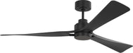 Visual Comfort Fan - 3TRLSM60MBKD - 60" Ceiling Fan - Trillium - Midnight Black