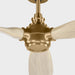 Visual Comfort Fan - 3VALSM60BBSWWO - 60" Ceiling Fan - Valiant - Burnished Brass