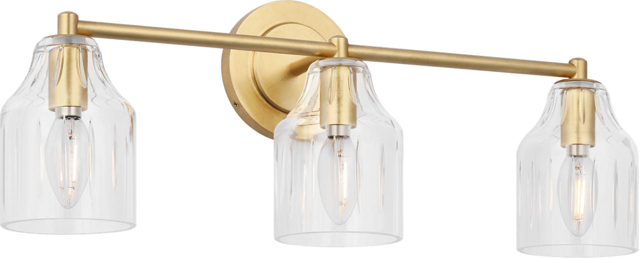 Visual Comfort Studio - AV1013GD - Three Light Bath - Augusta - Gild/Gild