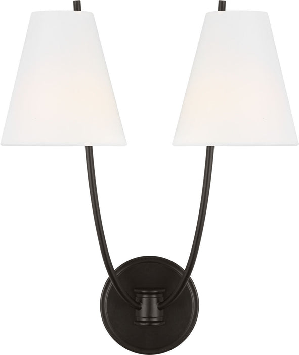 Visual Comfort Studio - CW1422AI - Two Light Wall Sconce - Marina - Aged Iroged Iron