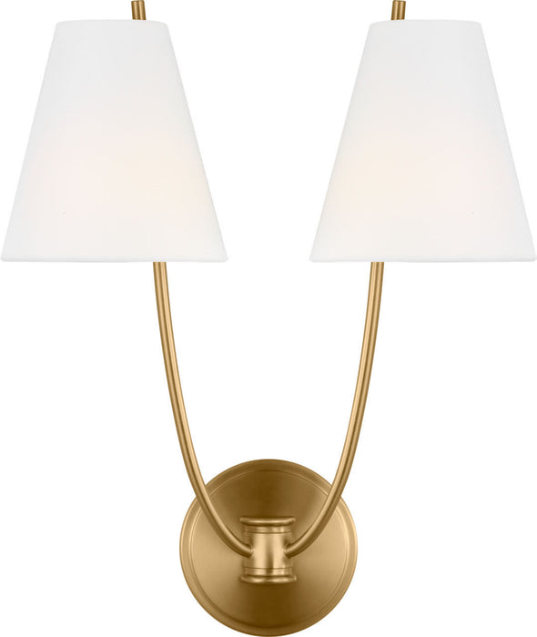Visual Comfort Studio - CW1422BBS - Two Light Wall Sconce - Marina - Burnished Brass/Burnished Brass