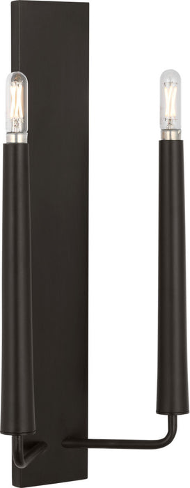 Visual Comfort Studio - EW1252AI - Two Light Wall Sconce - Lois - Aged Iroged Iron