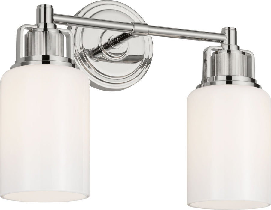 Visual Comfort Studio - CV1112PN - Two Light Bath - Ashford - Polished Nickel/Polished Nickel