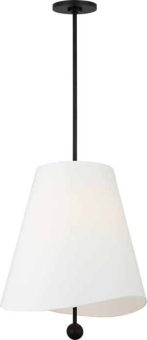 Visual Comfort Studio - KSP1213MBK - Three Light Hanging Shade - Beauvoir - Midnight Black/Midnight Black