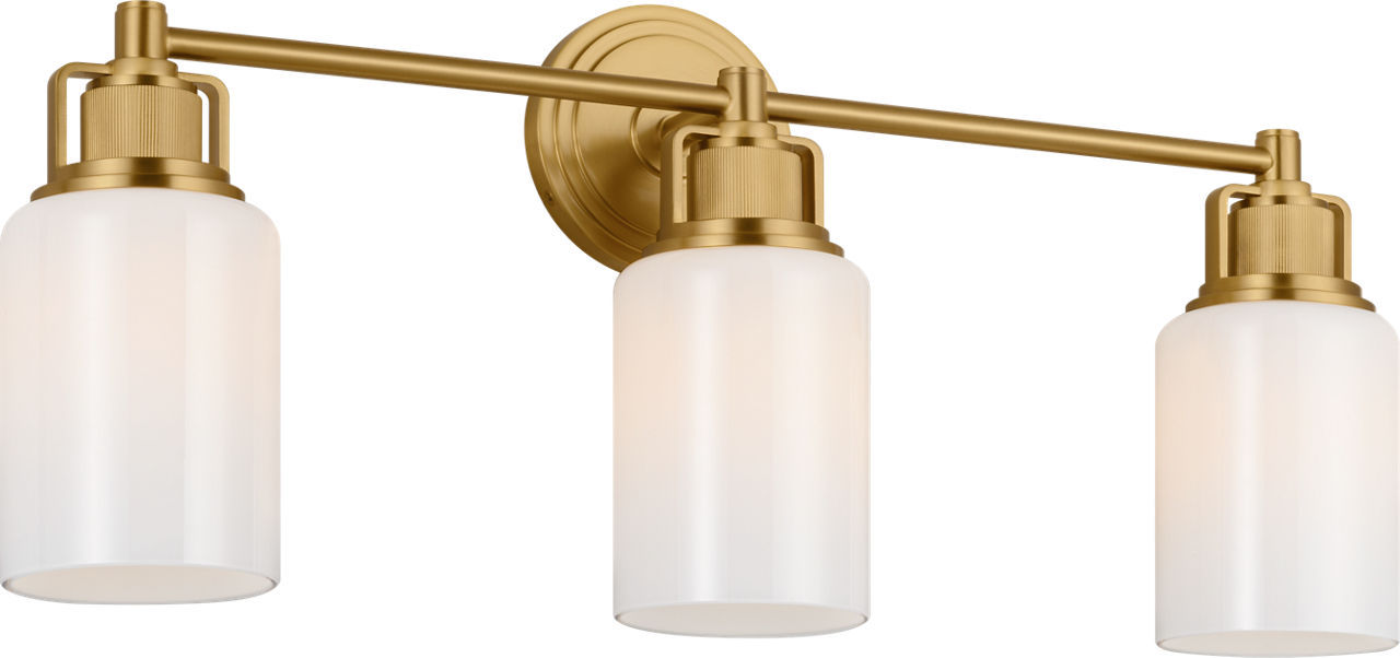 Visual Comfort Studio - CV1113BBS - Three Light Bath - Ashford - Burnished Brass/Burnished Brass