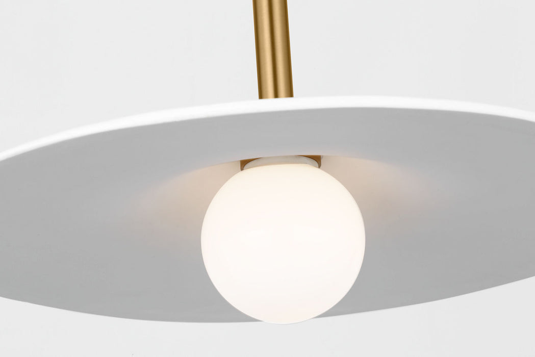 Visual Comfort Studio - KSP1191BBS - LED Pendant - Endicott - Burnished Brass/Burnished Brass
