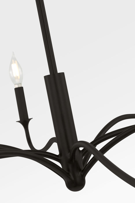 Visual Comfort Studio - AC1218AI - Eight Light Chandelier - Chatsworth - Aged Iroged Iron