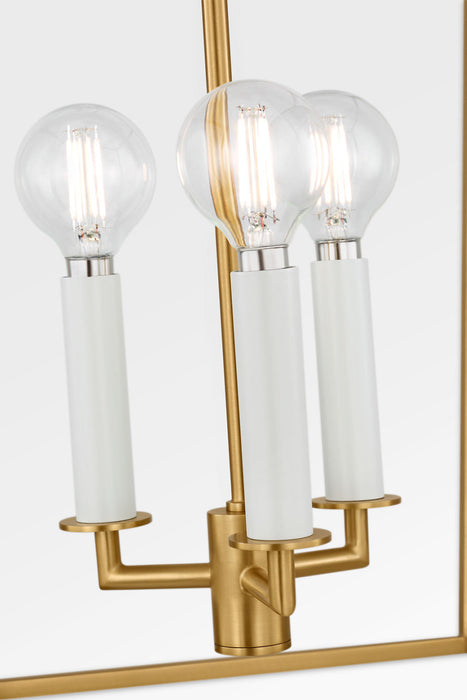 Visual Comfort Studio - KSC1183BBS - Three Light Lantern - Carlyle - Burnished Brass/Burnished Brass