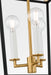 Visual Comfort Studio - KSC1183MBK - Three Light Lantern - Carlyle - Midnight Black/Burnished Brass