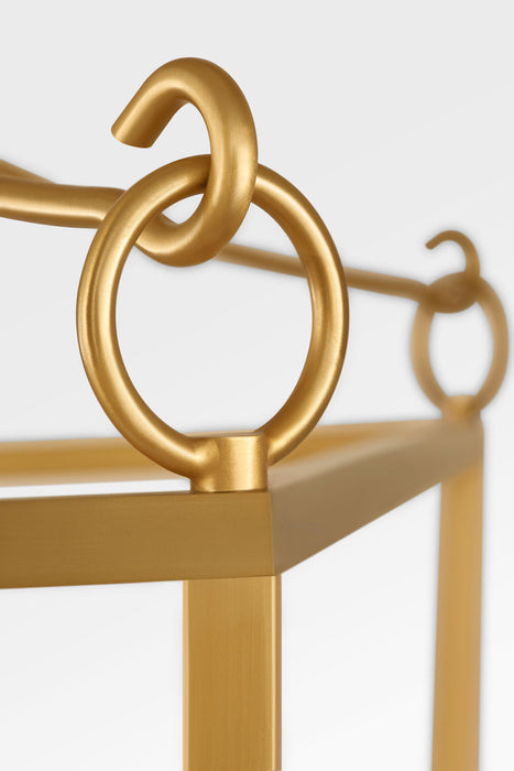 Visual Comfort Studio - KSC1174BBS - Four Light Lantern - Carlyle - Burnished Brass/Burnished Brass