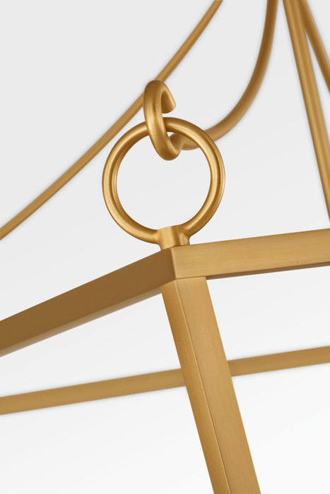 Visual Comfort Studio - KSC1194BBS - Four Light Lantern - Carlyle - Burnished Brass/Burnished Brass