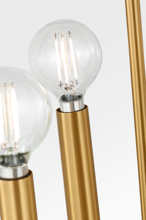 Visual Comfort Studio - KSC1194BBS - Four Light Lantern - Carlyle - Burnished Brass/Burnished Brass