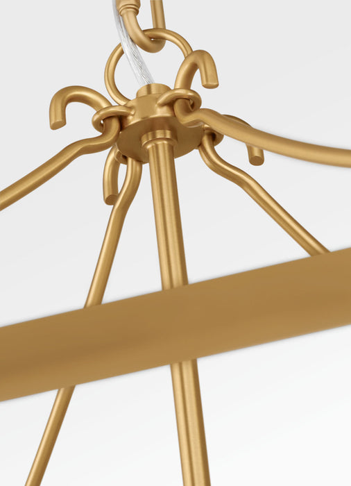 Visual Comfort Studio - KSC1194BBS - Four Light Lantern - Carlyle - Burnished Brass/Burnished Brass