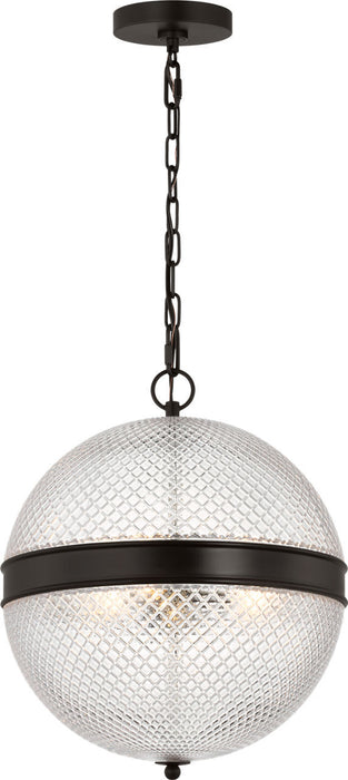 Visual Comfort Studio - AP1303AI - Three Light Pendant - Lucinda - Aged Iroged Iron