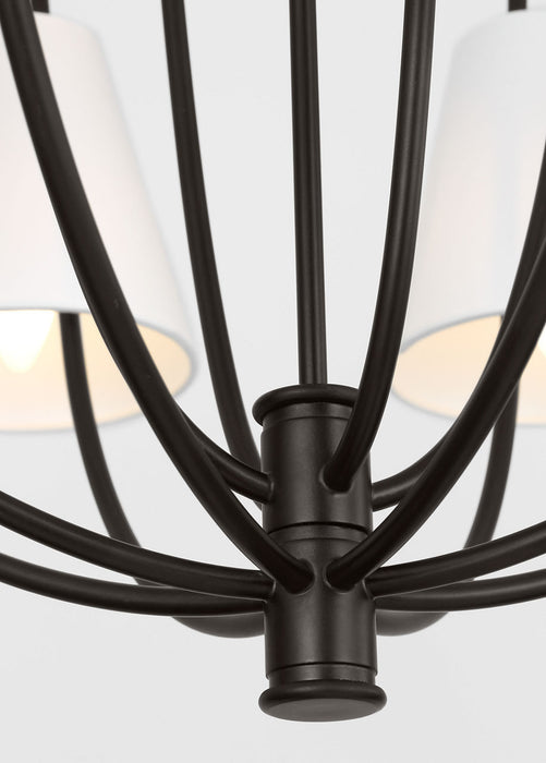 Visual Comfort Studio - CC18312AI - 12 Light Chandelier - Marina - Aged Iroged Iron