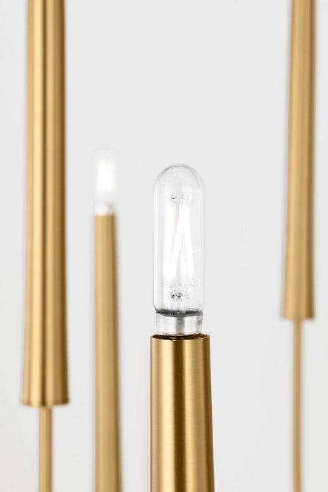 Visual Comfort Studio - EC11812BBS - 12 Light Chandelier - Lois - Burnished Brass/Burnished Brass