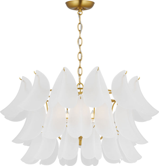 Visual Comfort Studio - CC1825BBS - Five Light Chandelier - Chloe - Burnished Brass/Burnished Brass