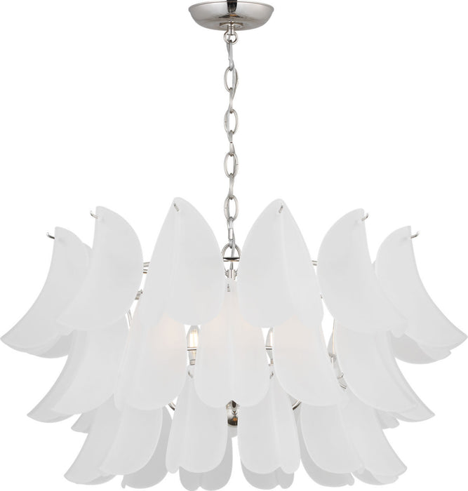 Visual Comfort Studio - CC1825PN - Five Light Chandelier - Chloe - Polished Nickel/Polished Nickel