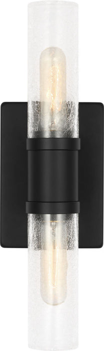 Visual Comfort Studio - 4465002CC-112 - Two Light Vanity - Keaton - Midnight Black/Midnight Black