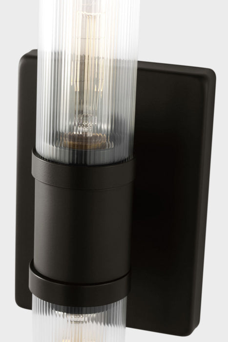 Visual Comfort Studio - 4465002CF-112 - Two Light Vanity - Keaton - Midnight Black/Midnight Black