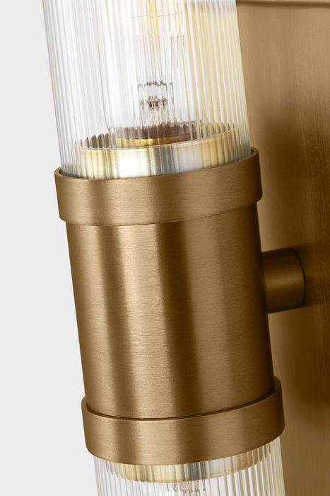 Visual Comfort Studio - 4465002CF-848 - Two Light Vanity - Keaton - Satin Brass/Satin Brass