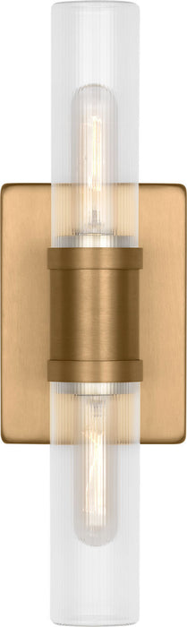 Visual Comfort Studio - 4465002CF-848 - Two Light Vanity - Keaton - Satin Brass/Satin Brass