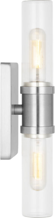 Visual Comfort Studio - 4465002CF-962 - Two Light Vanity - Keaton - Brushed Nickel/Brushed Nickel