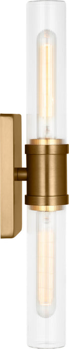Visual Comfort Studio - 4565002CF-848 - Two Light Vanity - Keaton - Satin Brass/Satin Brass