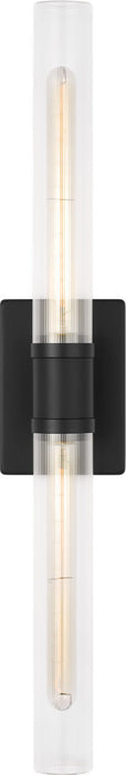 Visual Comfort Studio - 4665002CF-112 - Two Light Vanity - Keaton - Midnight Black/Midnight Black