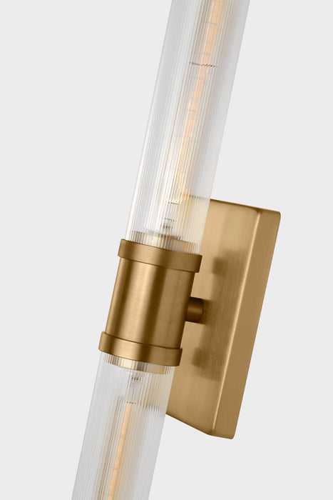 Visual Comfort Studio - 4665002CF-848 - Two Light Vanity - Keaton - Satin Brass/Satin Brass