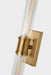Visual Comfort Studio - 4665002CF-848 - Two Light Vanity - Keaton - Satin Brass/Satin Brass