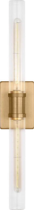 Visual Comfort Studio - 4665002CF-848 - Two Light Vanity - Keaton - Satin Brass/Satin Brass