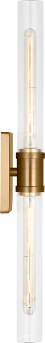 Visual Comfort Studio - 4665002CF-848 - Two Light Vanity - Keaton - Satin Brass/Satin Brass