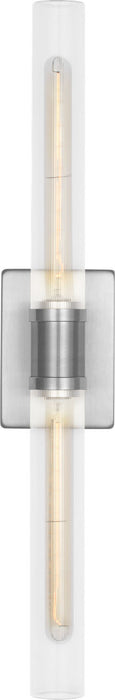 Visual Comfort Studio - 4665002CF-962 - Two Light Vanity - Keaton - Brushed Nickel/Brushed Nickel