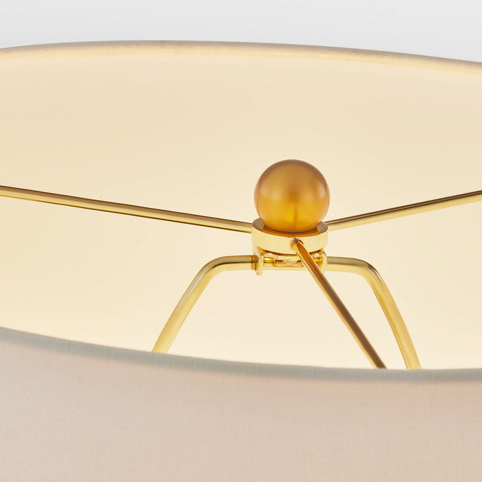 Visual Comfort Studio - KST1241DOC - One Light Table Lamp - Lauren - Deep Ocean Crackle/Deep Ocean Crackle