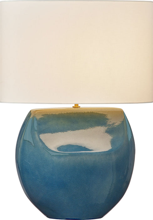 Visual Comfort Studio - HT1161DOC - One Light Table Lamp - Pente - Deep Ocean Crackle/Deep Ocean Crackle