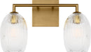 Visual Comfort Studio - HV1002BBS - Two Light Bath - Serafina - Burnished Brass/Burnished Brass