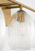 Visual Comfort Studio - HV1003BBS - Three Light Bath - Serafina - Burnished Brass/Burnished Brass