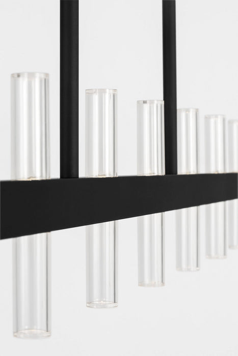 Visual Comfort Studio - SLC11120MBK - LED Linear Pendant - Silas - Midnight Black/Midnight Black