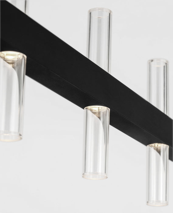 Visual Comfort Studio - SLC11120MBK - LED Linear Pendant - Silas - Midnight Black/Midnight Black