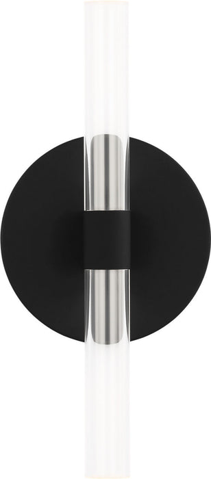 Visual Comfort Studio - SLW1082MBK - LED Wall Sconce - Silas - Midnight Black/Midnight Black