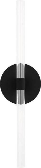 Visual Comfort Studio - SLW1092MBK - LED Wall Sconce - Silas - Midnight Black/Midnight Black