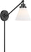 Visual Comfort Studio - CW1121MBKMG - One Light Wall Sconce - Wellfleet - Midnight Black/Midnight Black