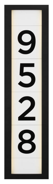 Generation Lighting - GLO2151TXB - Address Light LED - Address Light - Textured Black