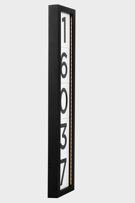 Generation Lighting - GLO2151TXB - Address Light LED - Address Light - Textured Black