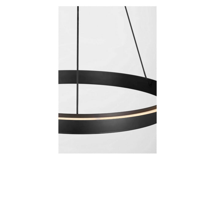Generation Lighting - GLC1891MBK - LED Chandelier - Aro - Midnight Black