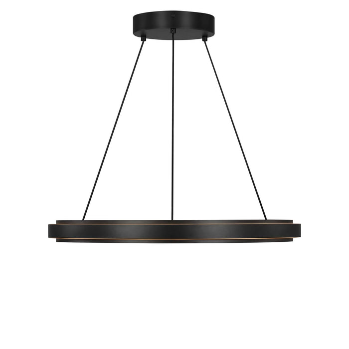 Generation Lighting - GLC1891MBK - LED Chandelier - Aro - Midnight Black