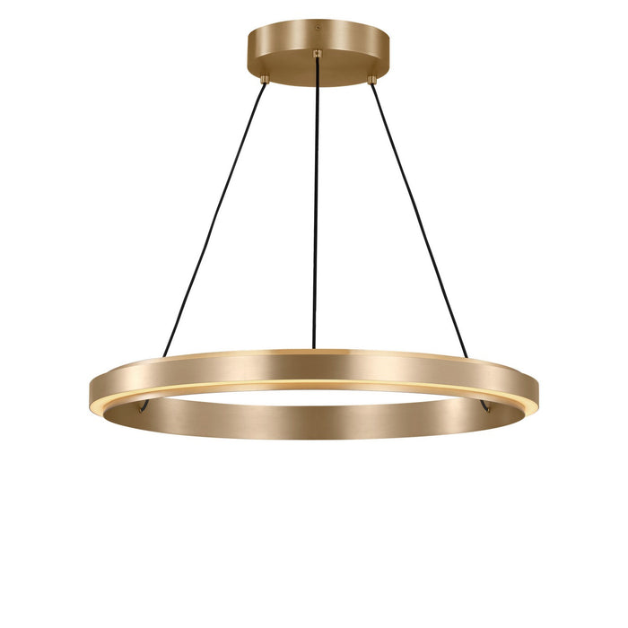 Generation Lighting - GLC1891SB - LED Chandelier - Aro - Satin Brass